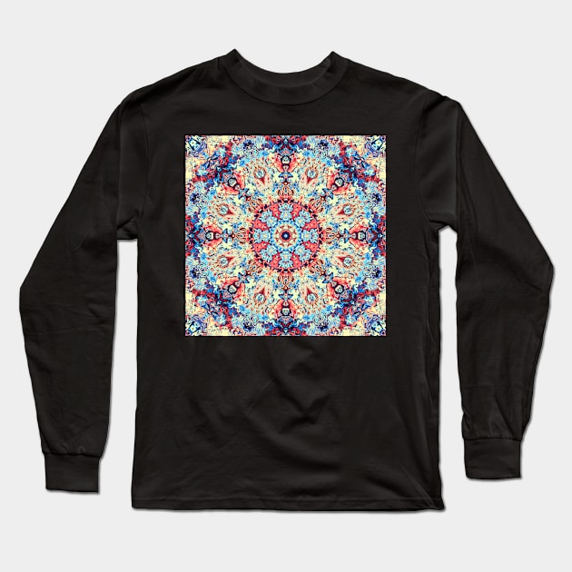 Fractal mandala Long Sleeve T-Shirt by krinichnaya